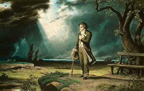 Hd Wallpaper Ludwig Van Beethoven Traditional Art Painting