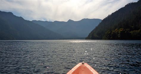 Kayak Lake Crescent, Port Angeles, Washington