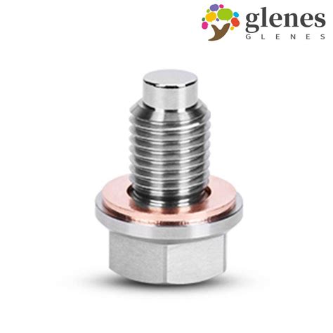 GLENES Oil Drain Plug M12 M16 M18 M20 Magnetic Oil Pan Plug Screw