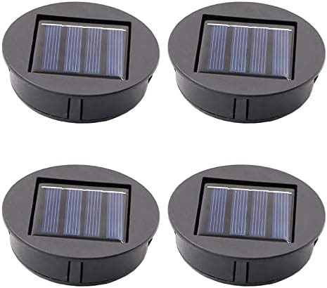 ULEMONDEE 2pcs Solar Replacement Top Of Solar Lantern Battery Box Easy