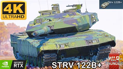 Strv 122B War Thunder Gameplay 4K UHQ Strv 122B WarThunder