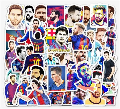 Buy Lionel Messi Barcelona Sticker Pack Of 9 Vinyl Stickers Multipurpose Use For Laptopmobile