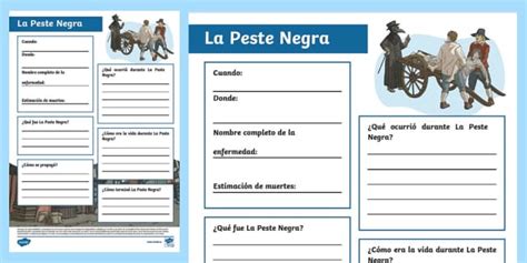 Ficha De Actividad La Peste Negra Professor Feito