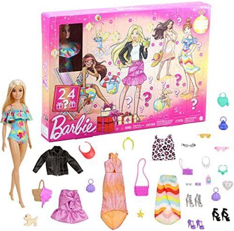 Calendário do Advento Barbie Boneca e 24 Surpresas Calendário