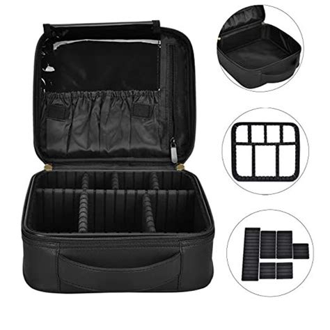 Niceebag Kosmetikkoffer Makeup Organizer Abnehmbar Zug Kasten Mit