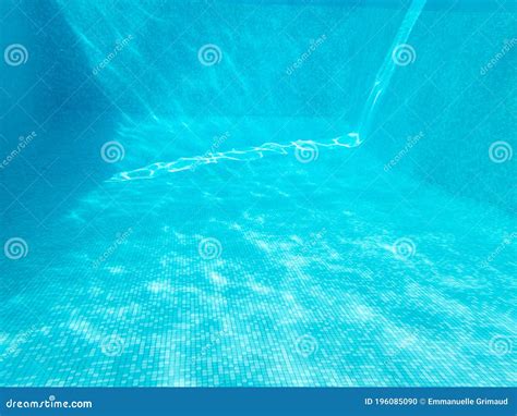 Clear Blue Water In A Swimming Pool Stock Photo Image Of Bright Blue