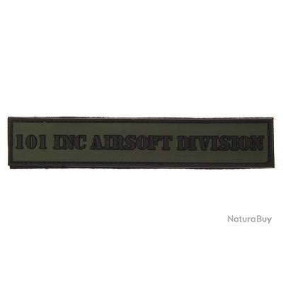 PATCH ECUSSON 3D PVC SCRATCH RECTANGULAIRE VERT 101 INC AIRSOFT