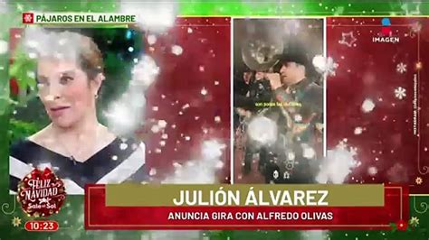 Juli N Lvarez Y Alfredo Olivas Anuncian Gira Juntos En V Deo