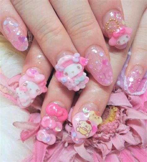 Pin By Sweet On Nails Hello Kitty Nails Kawaii Nails Kawaii Nail Art