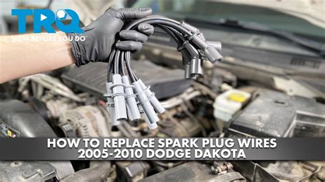 How To Replace Spark Plug Wires 2005 2010 Dodge Dakota YouTube