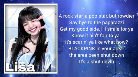 Blackpink Shut Down Easy Lyrics Youtube