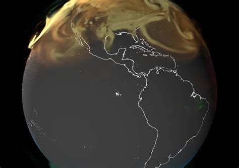 La Nasa Presenta Una Impactante Simulación De La Emisión Y Captura Del Dióxido De Carbono