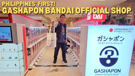 Gashapon Bandai Official Shop In Ph Mitsukoshi Mall Bgc Vlog Tour