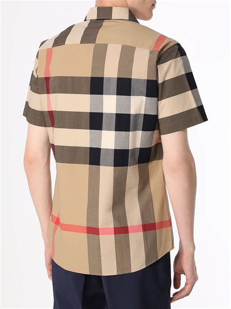 Рубашка Regular Fit хлопковая от BURBERRY за 39 200 рублей со скидкой ...