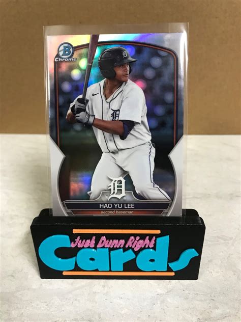 Hao Yu Lee REFRACTOR 2023 Bowman Draft #BDC-24 Detroit Tigers | eBay