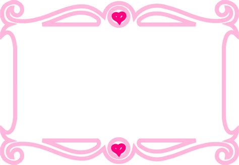 Pink Heart Border Clip Art at Clker.com - vector clip art online ...