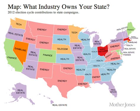 Map The United States Of Corporatism The Reformed Broker