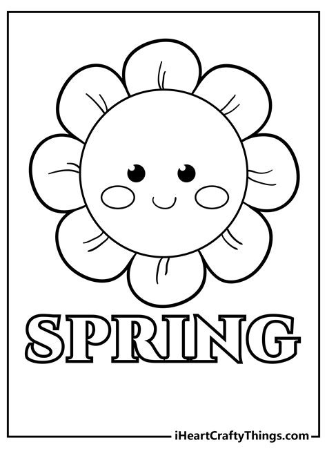 Free Printable Spring Coloring Pages for Kids | Preschool coloring