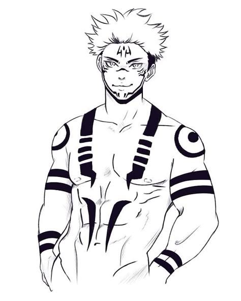 Jujutsu Kaisen Sukuna Tattoo