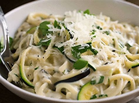 Spaghetti à la Crème de Courgette WW de Plat et Recette et ses recettes