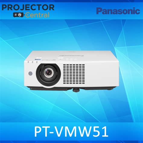 Panasonic PT VMW51 WXGA LCD Laser Projector 5 200 ANSI Lumens