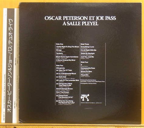 Yahooオークション レア帯付 美盤 2枚組 Oscar Peterson And Joe Pas