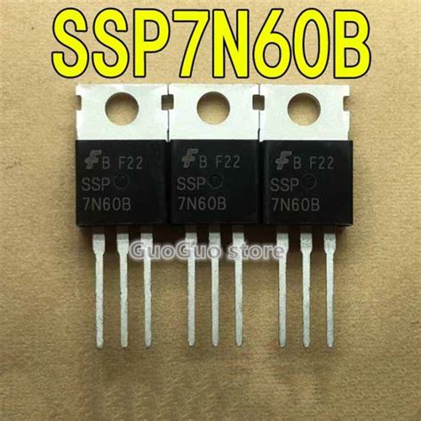 10 Buah Transistto 220 SSP7N60 7N60B TO220 7A 600V N Channel Transistor