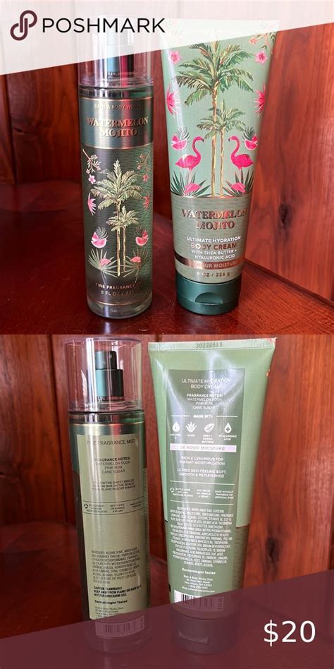 Brand New Bath And Body Works Watermelon Mojito Spray Body Cream