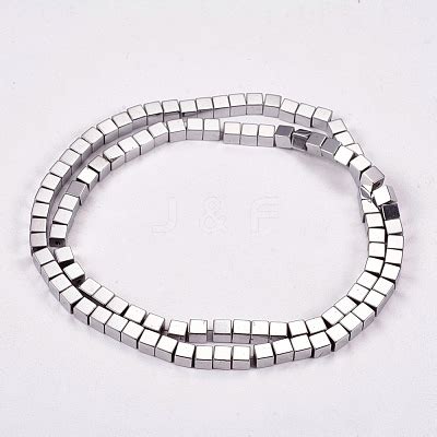 Wholesale Electroplate Non Magnetic Synthetic Hematite Beads Strands