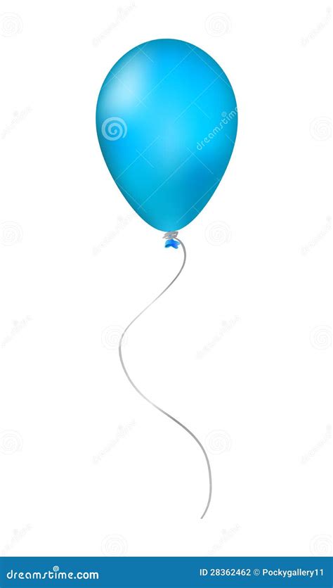 Blue Inflatable Balloon Stock Vector Illustration Of Entertainment