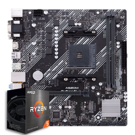 Pichau Kit Upgrade AMD Ryzen 5 5500 A520M DDR4 Pichau