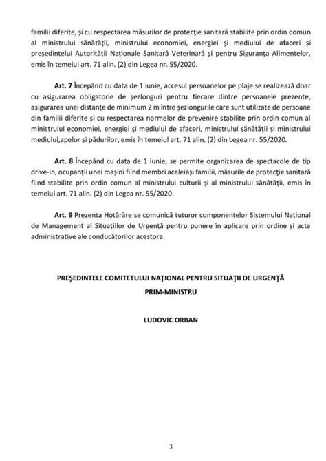 Hot R Re Nr Din Privind Propunerea De Modificare Completare Relaxare A