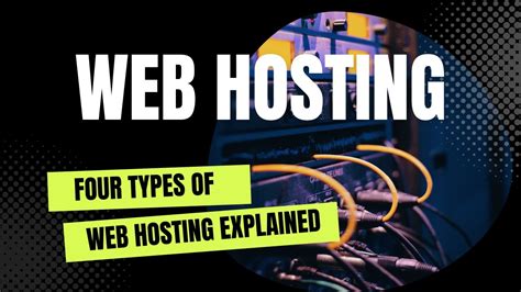 Different Types Of Web Hosting Explained YouTube