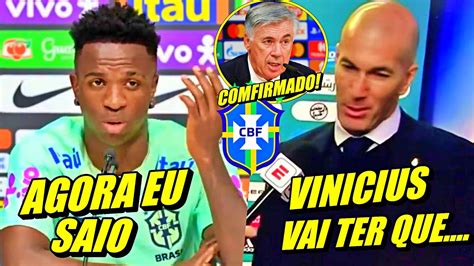 Confirmou Vini Jr Em Choque Not Cia Zidane De Volta Ao Real E