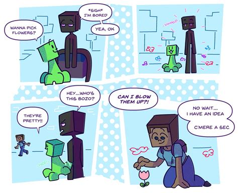 Minecraft Creeper Comics