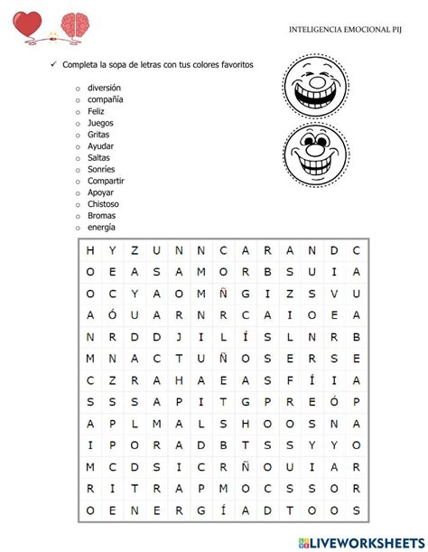 Sopa De Letras Emociones 1060217 Johannaduranrojas