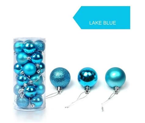 RBCKVXZ 24Pcs Christmas Tree Balls Ornaments For Xmas Christmas Tree