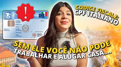 CODICE FISCALE O QUE É E PORQUE VOCÊ PRECISA TER UM CPF ITALIANO