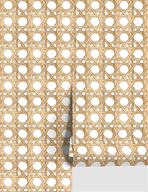 Faux Large Caning Peel Stick Wallpaper In 2024 Peel And Stick