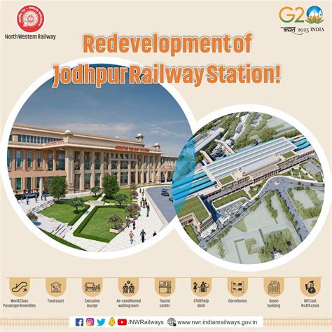 North Western Railway On Twitter Redevelopment Of Jodhpur Railway