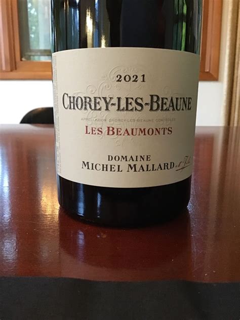 2021 Domaine Michel Mallard Fils Chorey Les Beaune Les Beaumonts