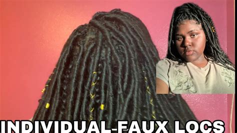 Individual Faux Locs Diy Youtube