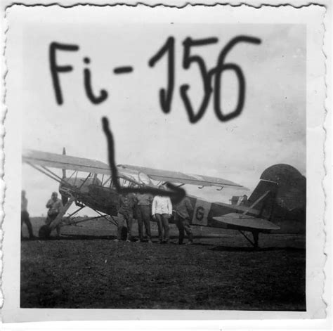 ORIG FOTO LUFTWAFFE Flugzeug Fieseler Fi 156 Storch Flieger