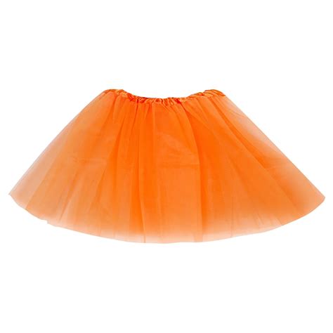 Xiuh Women Solid Color Tulle Layered Pleated Mini Skirts Elastic Waist Flared Short Skirt C A