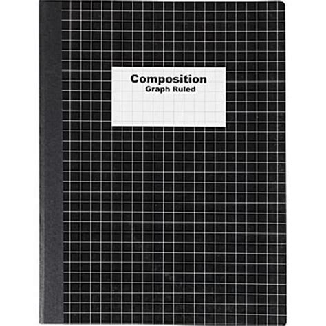 Staples Composition Notebook Graph Ruled Assorted Colors 9 3 4 X 7