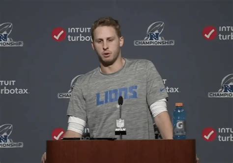 Jared Goff opens up about playoff win over Los Angeles Rams - Detroit ...