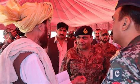 Corps Commander Peshawar Visits Tribal Areas