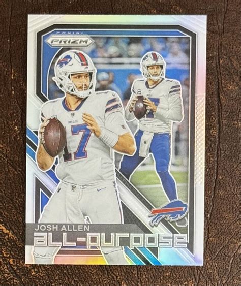 2023 Panini Prizm Josh Allen All Purpose Silver Prizm Buffalo Bills