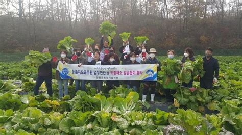 양평군농업기술센터 코로나19 극복 농촌 사랑 일손 돕기