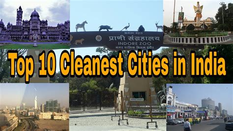 Top 10 Cleanest Cities In India Bharat Ke 10 Clean Sahar YouTube